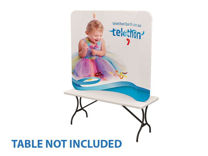 Curve Tension Fabric Display 6 ft - Blitz Sign & Displays