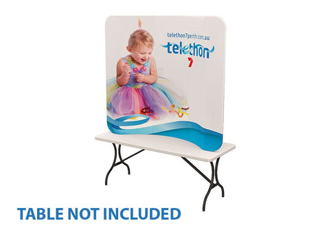 Curve Tension Fabric Display 6 ft - Blitz Sign & Displays