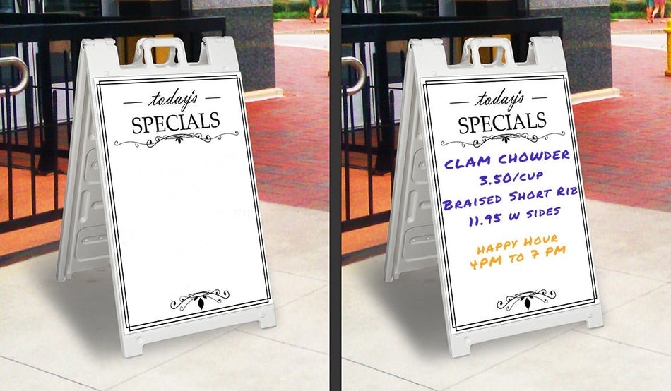 Slip Sign A Frame A-Frame Signs – Blitz Sign & Displays