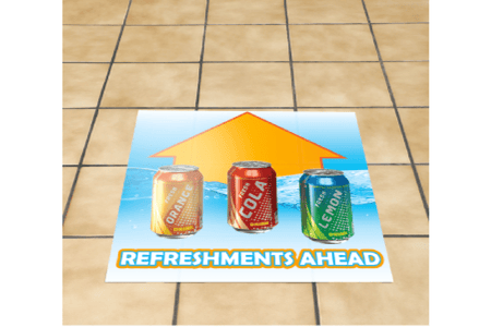Floor Graphics - $8.49 per sq ft - Blitz Sign & Displays