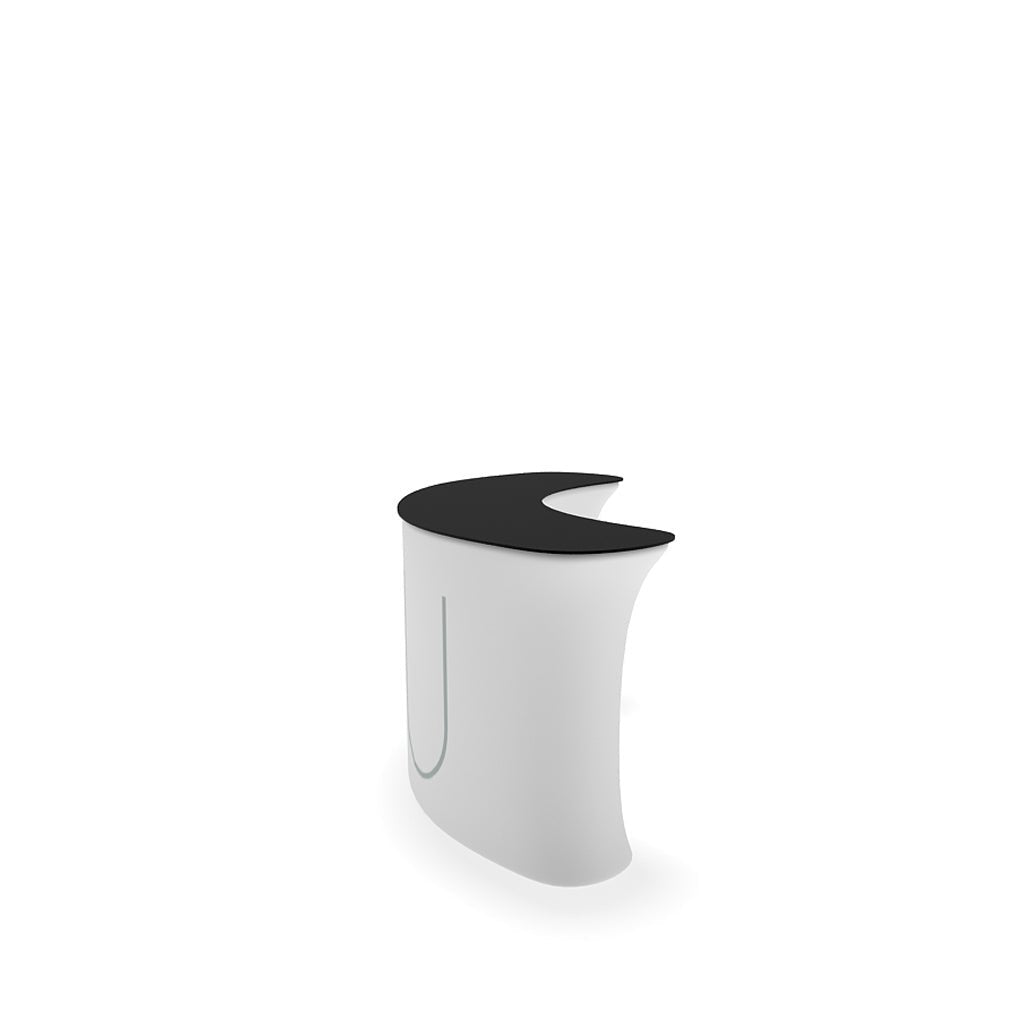 InfoDesk Counter - Concave Curved 7'W - Blitz Sign & Displays