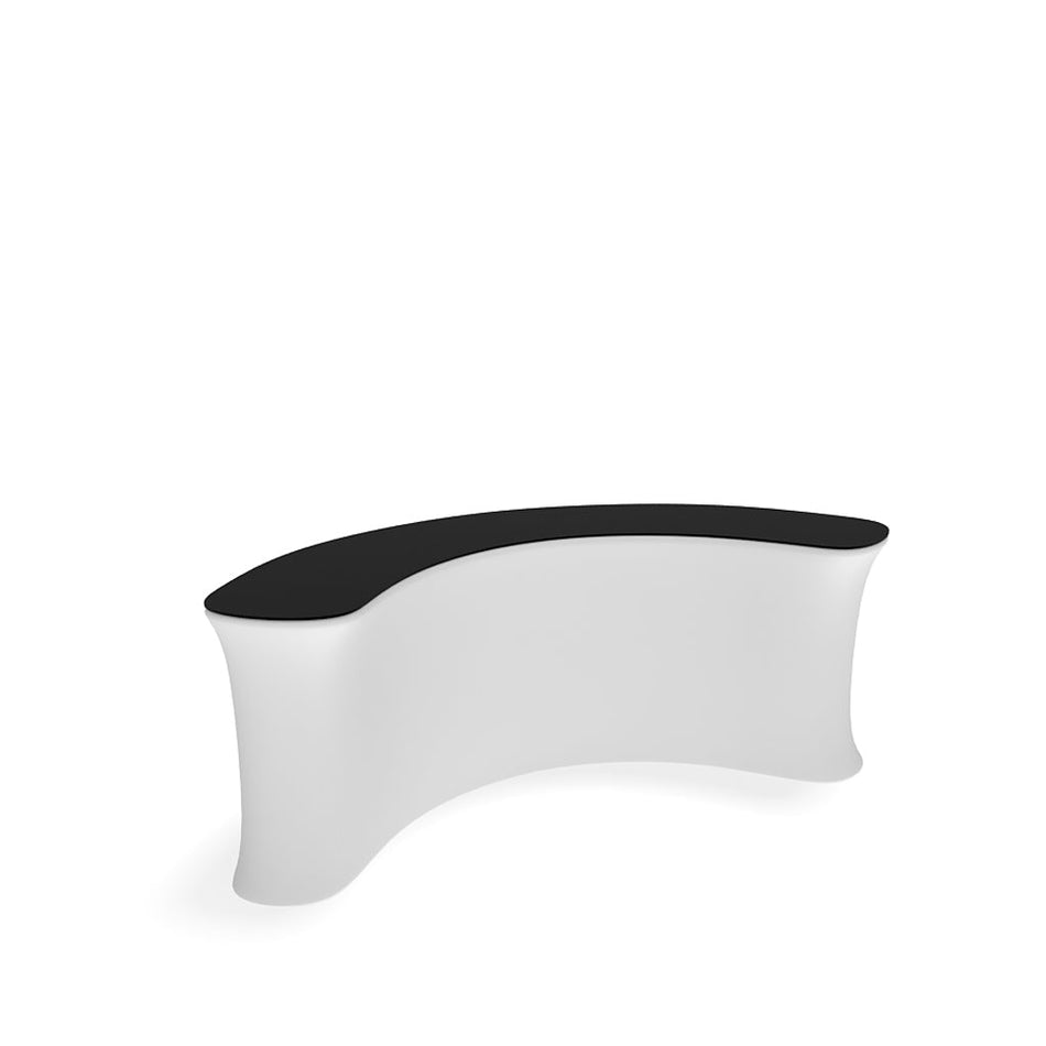 InfoDesk Counter - Concave Curved 9'W - Blitz Sign & Displays