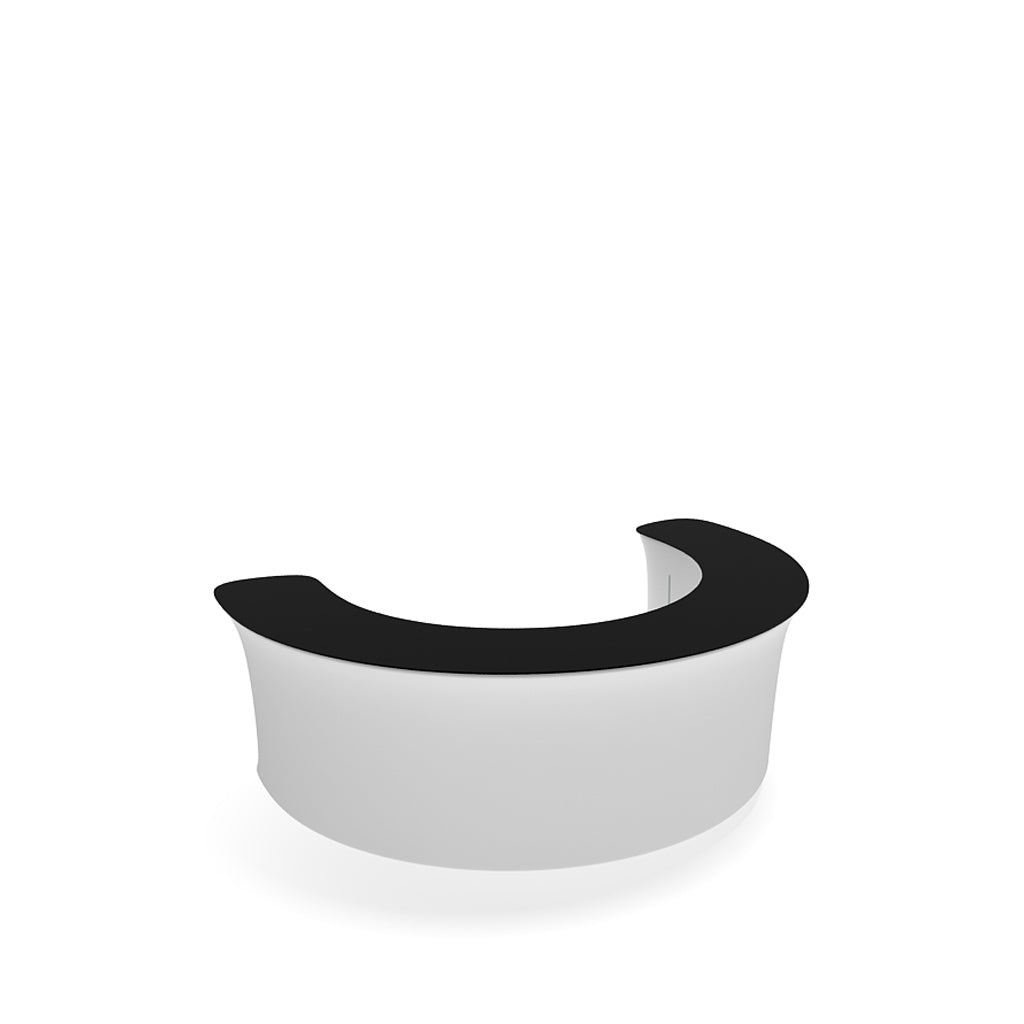 InfoDesk Counter Convex Curved 10'W - Blitz Sign & Displays