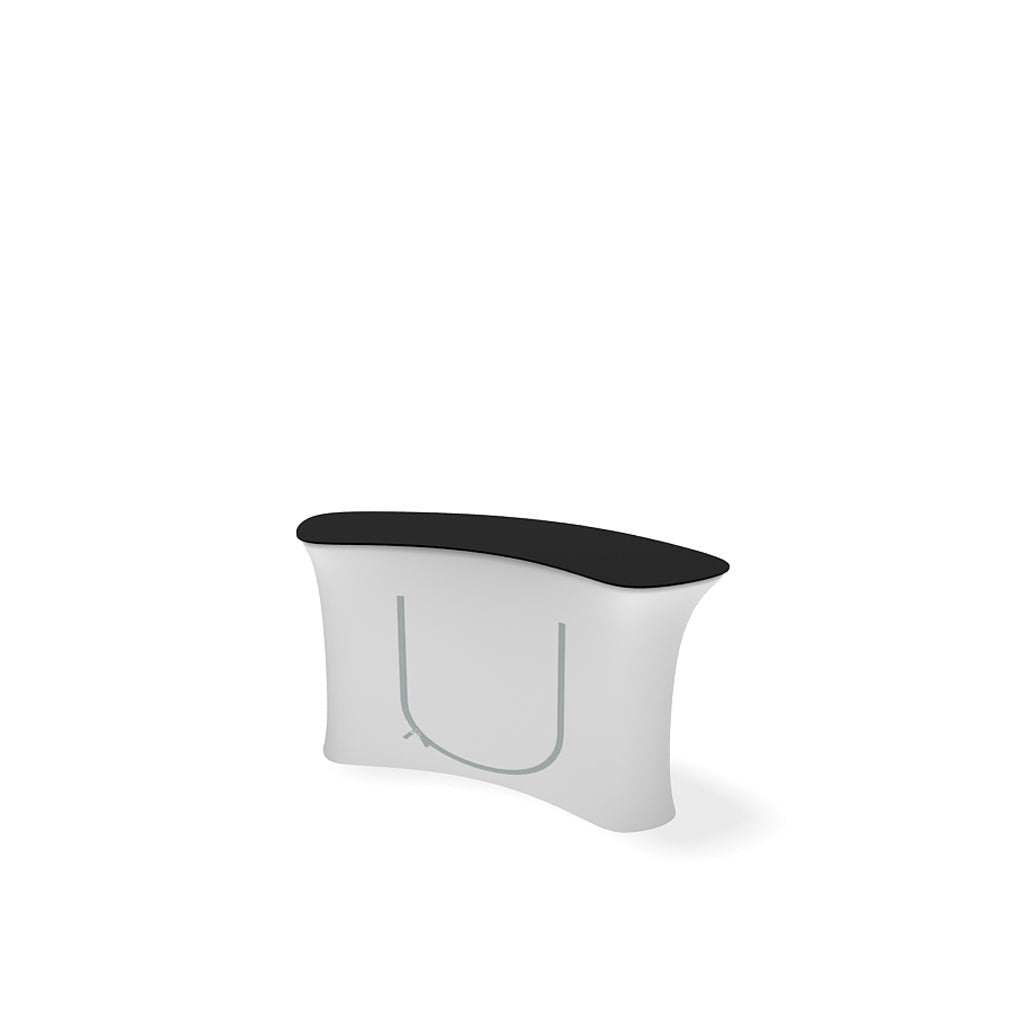 InfoDesk Counter - Convex Curved 6'W - Blitz Sign & Displays