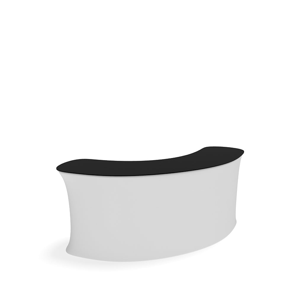InfoDesk Counter - Convex Curved 7'W - Blitz Sign & Displays
