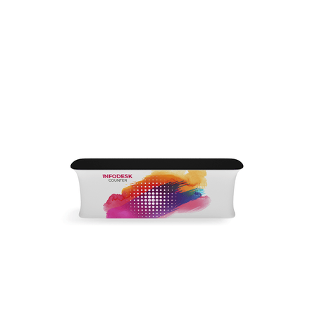InfoDesk Counter - Straight 10'W - Blitz Sign & Displays