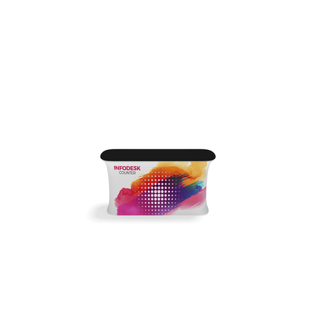 InfoDesk Counter - Straight 6'W - Blitz Sign & Displays