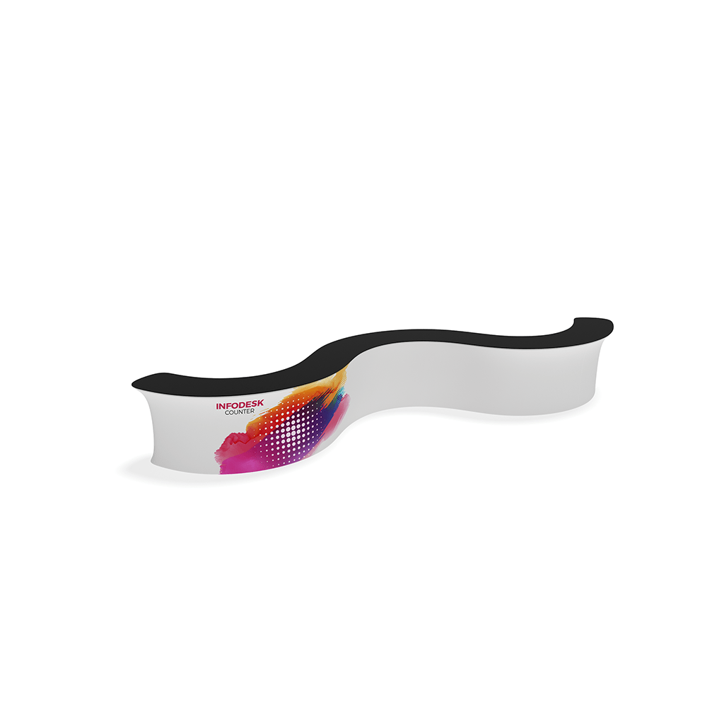 InfoDesk Counter - W - Shaped - Blitz Sign & Displays