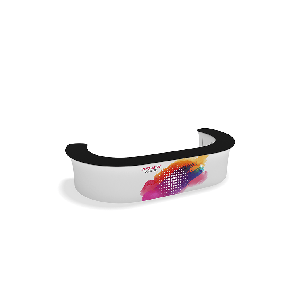 InfoDesk Counter - Wide U Shaped - Blitz Sign & Displays