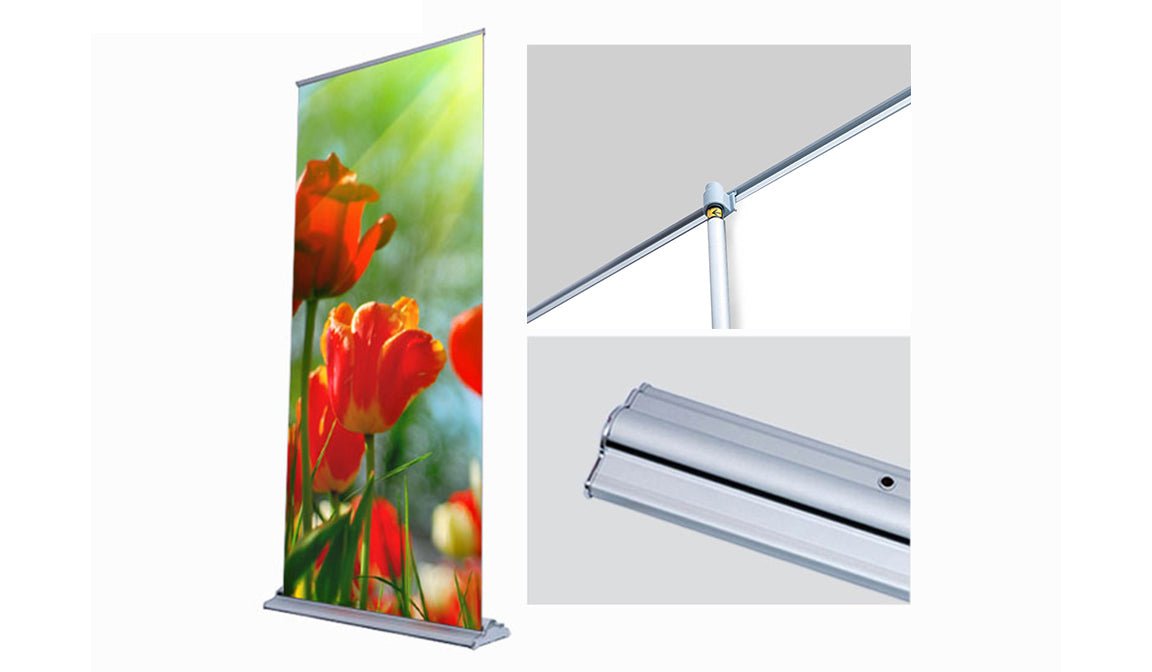 SD Retractable Hardware Only - 36"x92" (Silver) - Blitz Sign & Displays