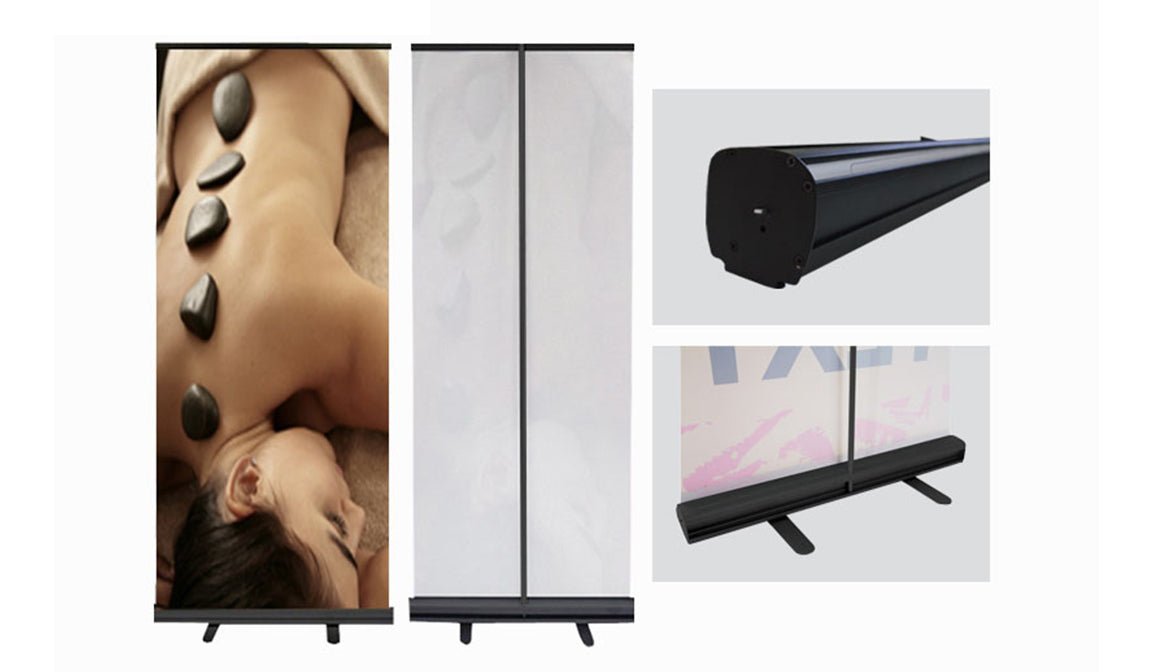 Standard Retractable Hardware Only 33"x81" - Blitz Sign & Displays