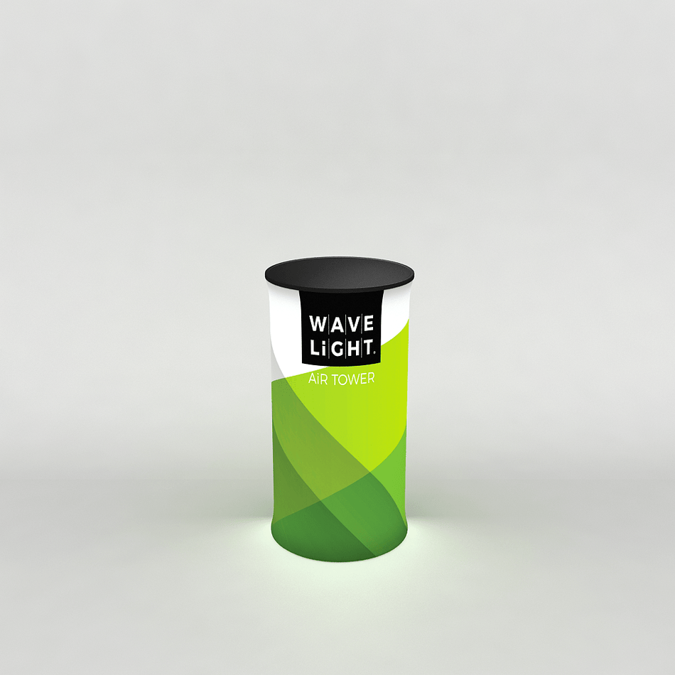 WaveLight® Air Backlit Inflatable Circular Tower - 3ft x 3ft x 5ft - Blitz Sign & Displays