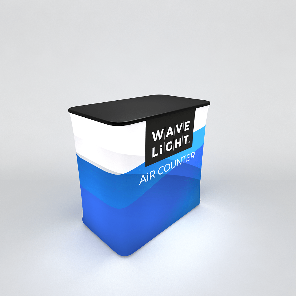 WaveLight® Air Backlit Inflatable Counter - Rectangular - Blitz Sign & Displays