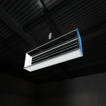 WaveLight® Casonara Blimp Rectangle Hanging Light Box - 300M 10ftW x 3ftH x 2ftD - Blitz Sign & Displays