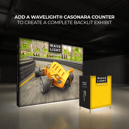 WaveLight® Casonara SEG Light Box Display - 10ft x 8ft - Blitz Sign & Displays