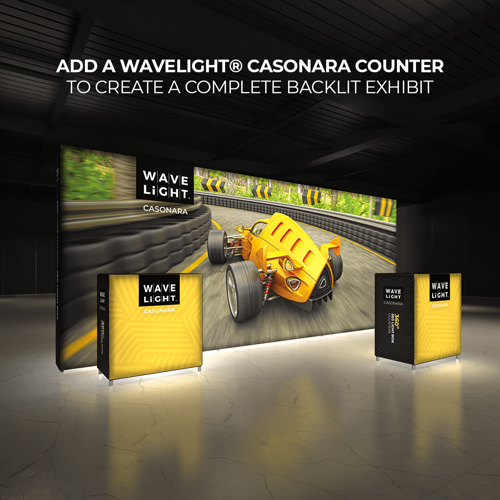 WaveLight® Casonara SEG Light Box Display - 20ft x 8ft - Blitz Sign & Displays