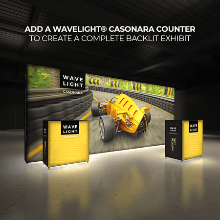 WaveLight® Casonara SEG Light Box Display - 20ft x 8ft - Blitz Sign & Displays