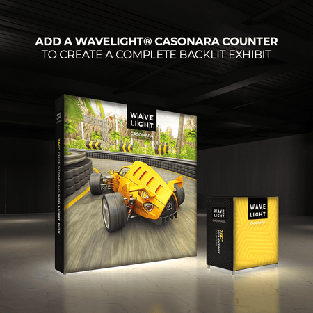 WaveLight® Casonara SEG Light Box Display - 8ft x 8ft - Blitz Sign & Displays