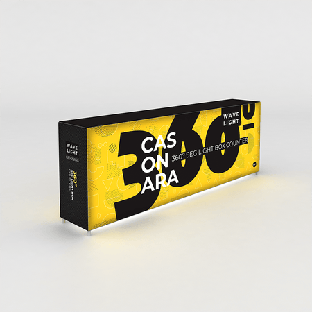 WaveLight® Casonara SEG Light Counter Display - 300M 10ftW - Blitz Sign & Displays