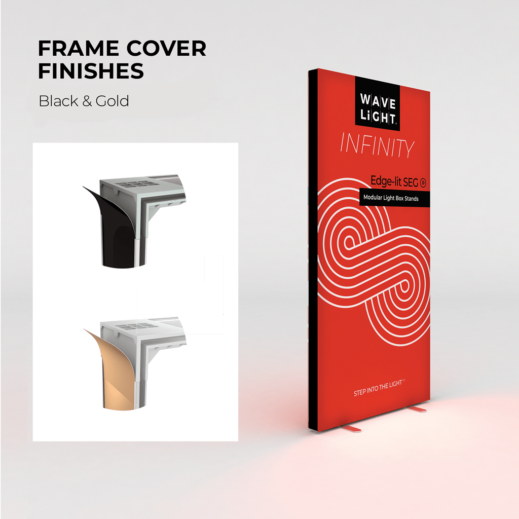 WaveLight® Infinity LED Light Box Display Stand - 2000XS 6.5ftW x 4.5ftH (Double Sided) - Blitz Sign & Displays