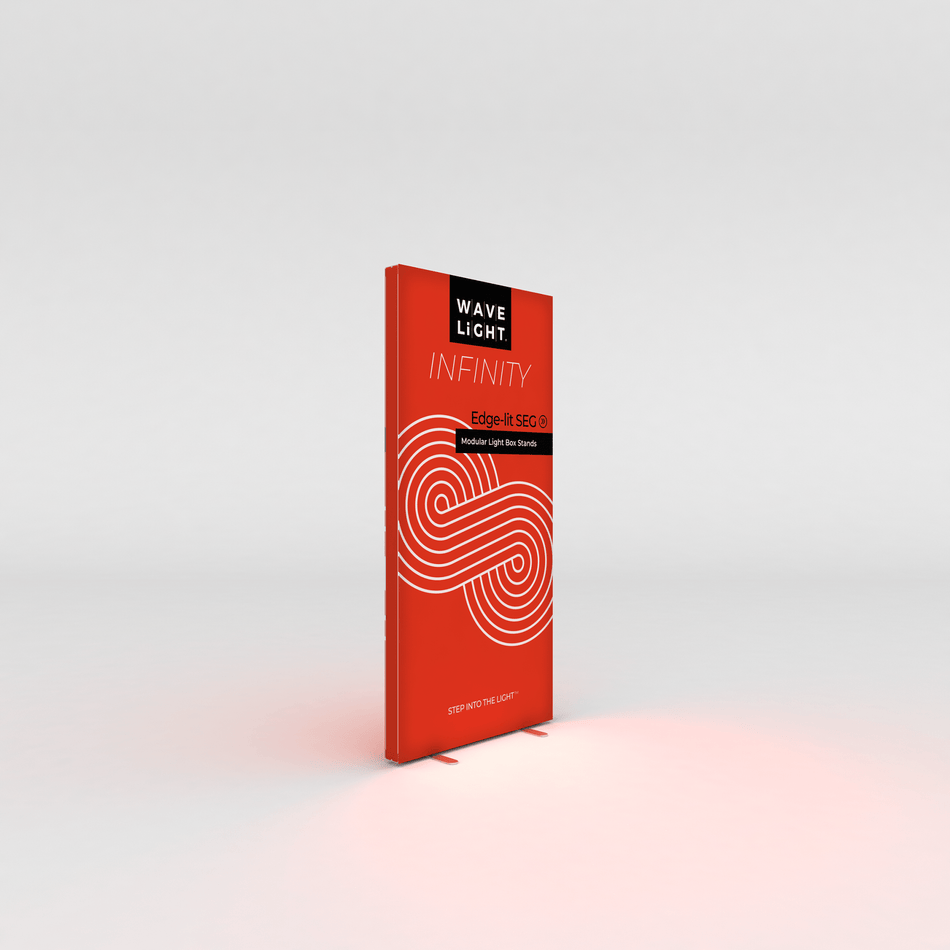 WaveLight® Infinity LED Light Box Display Stand - 950M 3ftW x 6.5ftH (Double Sided) - Blitz Sign & Displays