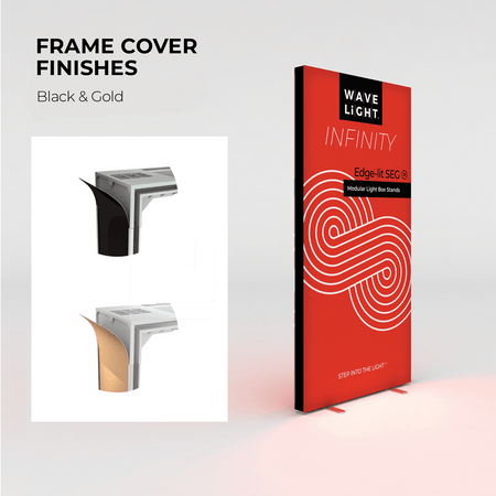 WaveLight® Infinity LED Light Box Display Stand - 950M 3ftW x 6.5ftH (Double Sided) - Blitz Sign & Displays