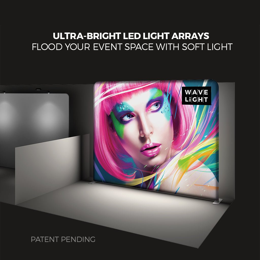 WaveLight® LED Backlit Display - 10ft - Blitz Sign & Displays