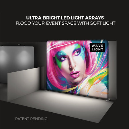WaveLight® LED Backlit Display - 10ft - Blitz Sign & Displays