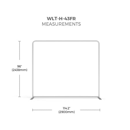 WaveLight® LED Backlit Display - 10ft - Blitz Sign & Displays