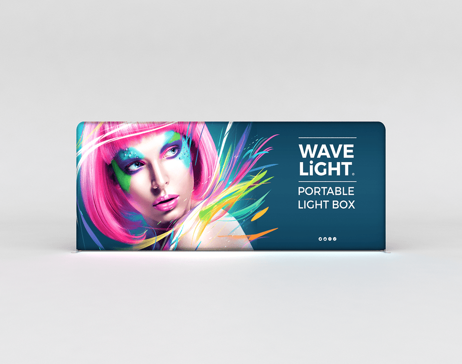 WaveLight® LED Backlit Display - 18.5ft - Blitz Sign & Displays
