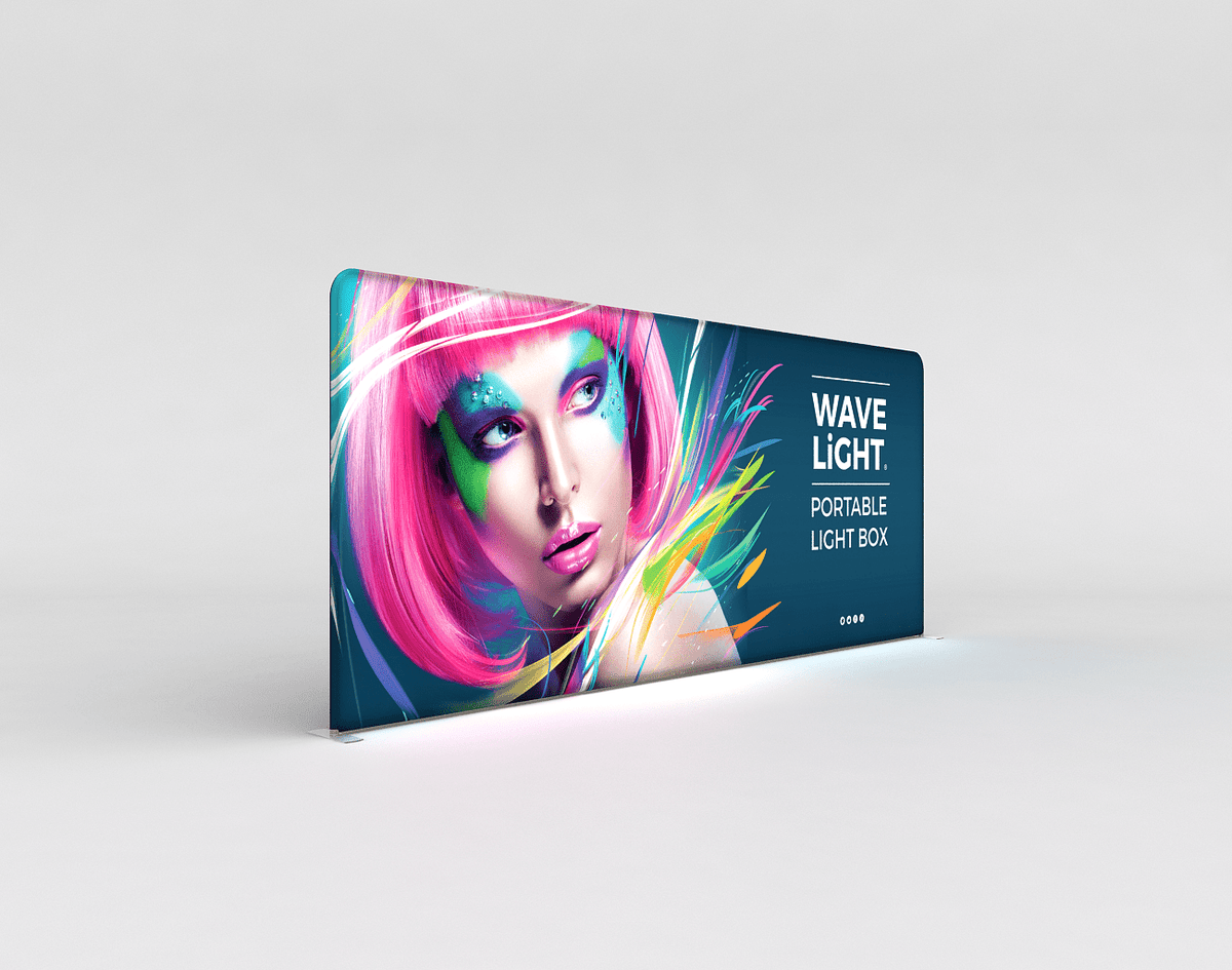 WaveLight® LED Backlit Display - 18.5ft - Blitz Sign & Displays
