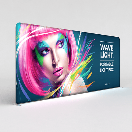 WaveLight® LED Backlit Display - 18.5ft - Blitz Sign & Displays