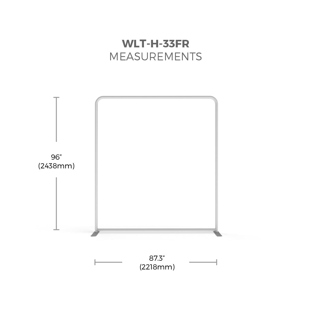 WaveLight® LED Backlit Display - 8ft - Blitz Sign & Displays