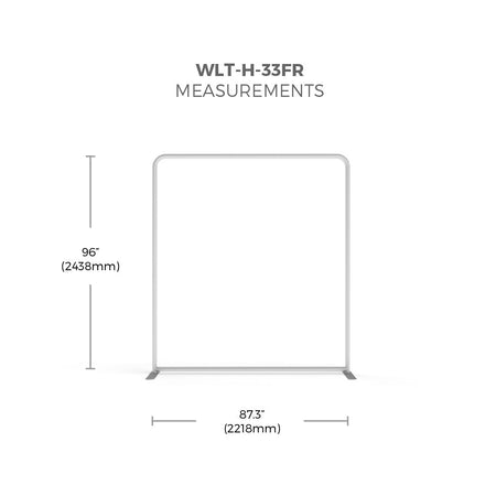 WaveLight® LED Backlit Display - 8ft - Blitz Sign & Displays