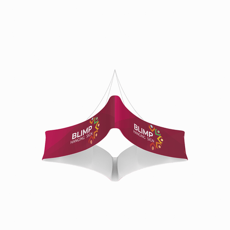 WaveLine® Blimp Quad Curved 10FT - Blitz Sign & Displays