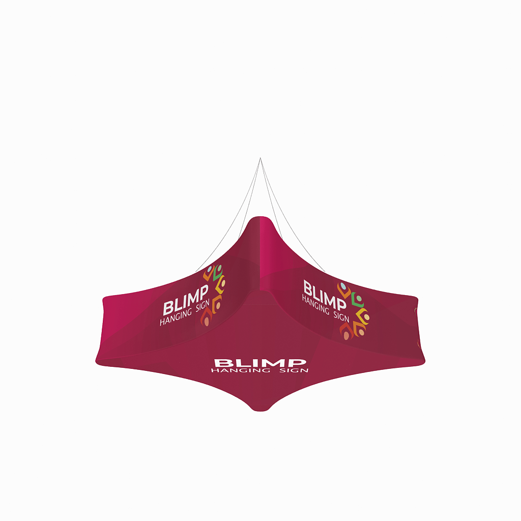 WaveLine® Blimp Quad Curved 10FT - Blitz Sign & Displays
