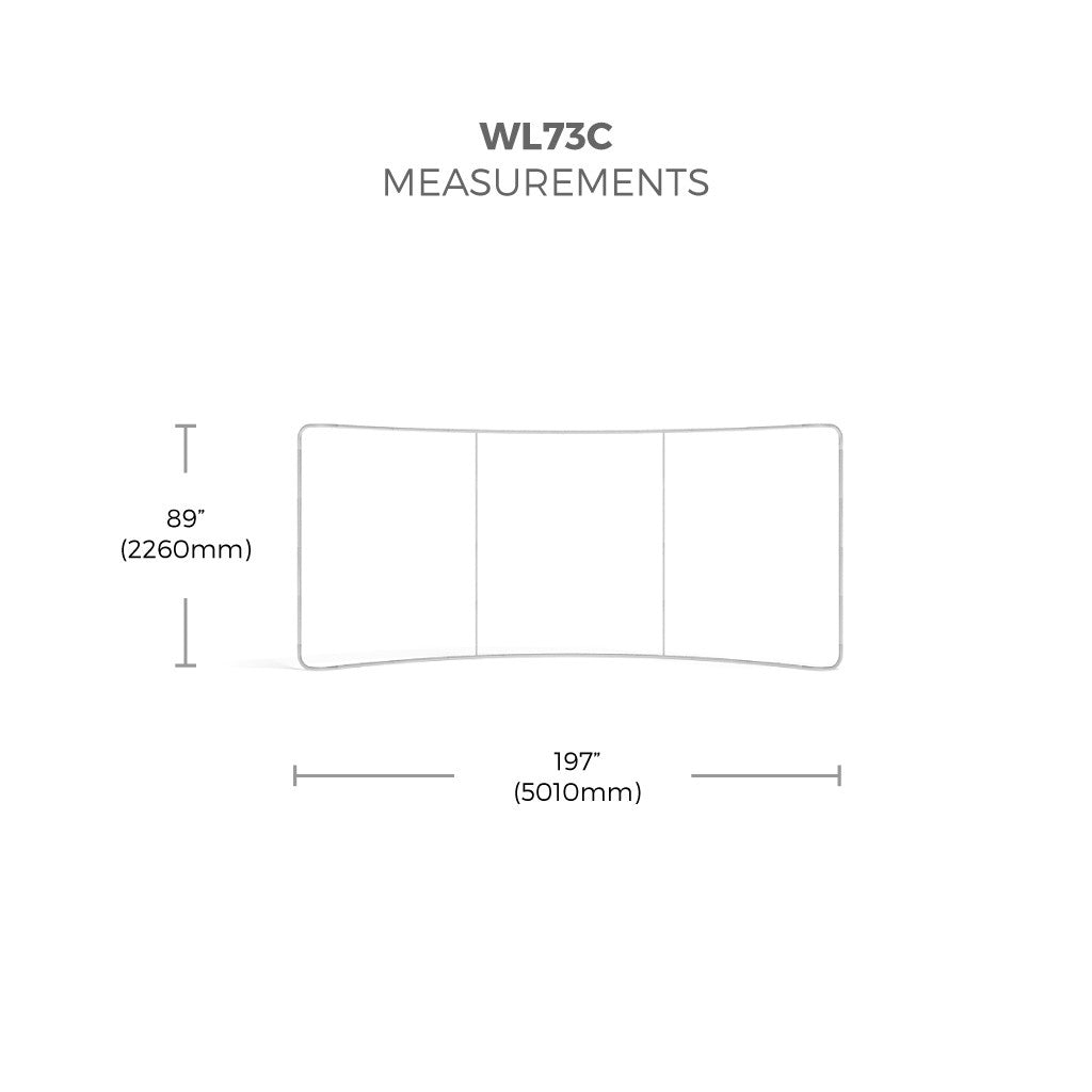 WaveLine® Display 20ft Curve - Blitz Sign & Displays