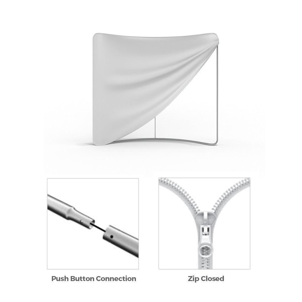 WaveLine® Display 20ft S - Curve - Blitz Sign & Displays