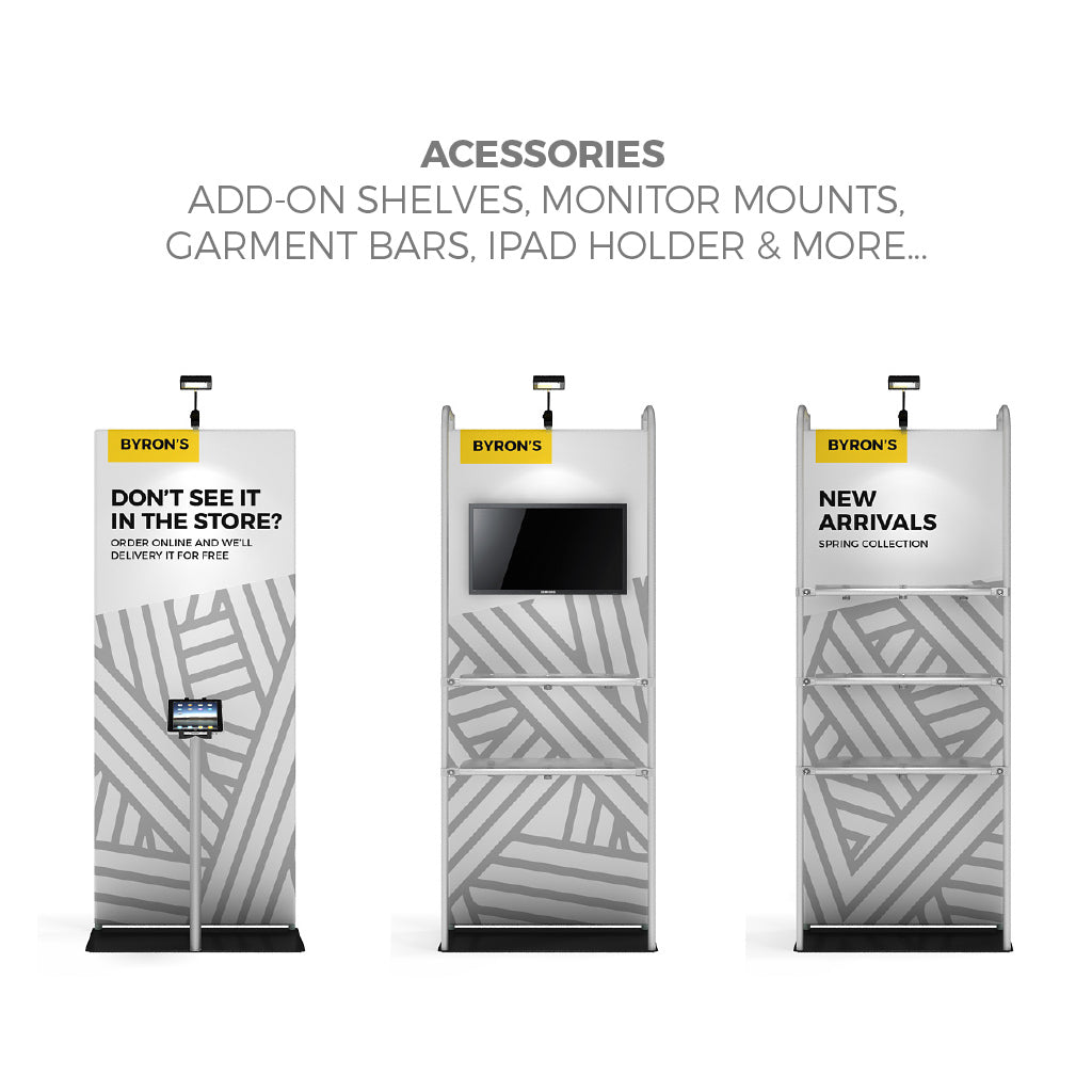 WaveLine® Merchandiser 7.5ftH - Blitz Sign & Displays